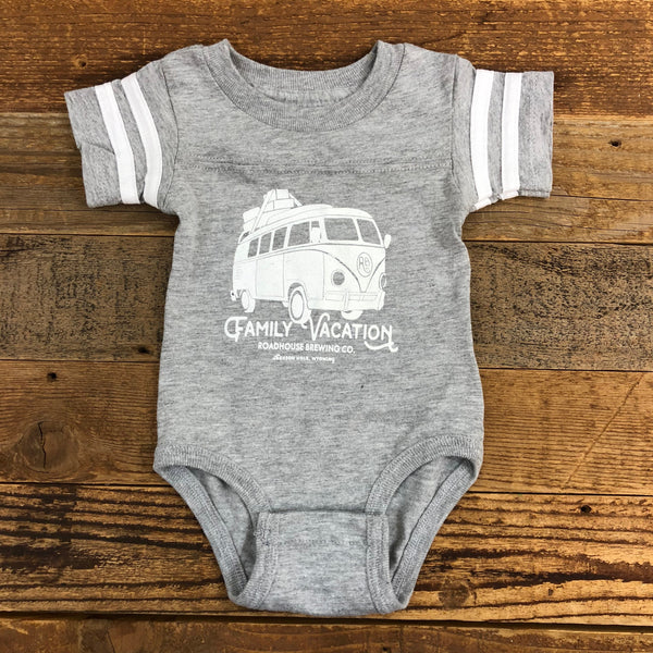 The Family Vacation Onesie - Heather Grey